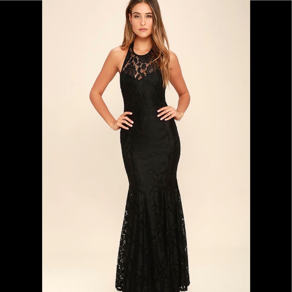 Lulu’s Formal Backless Maxi Dress